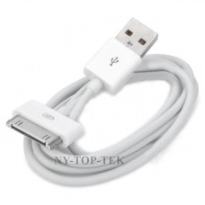 USB Sync Data Charger Cable for Apple iPod Classic iPod Mini White